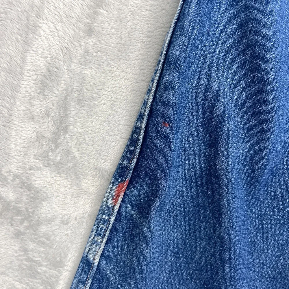 Wrangler Jeans Mens 36x36 Blue Denim 13MWZ Faded Slim Cowboy Cut Straight Leg